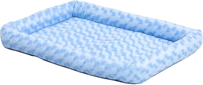 QuietTime XXS Dog Bed – Cinnamon Faux Fur Bolster, Ultra-Soft and Machine Washable, Fits 18-Inch Crates and Carriers, for Small Dogs and Cats