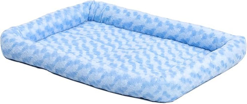 QuietTime XXS Dog Bed – Cinnamon Faux Fur Bolster, Ultra-Soft and Machine Washable, Fits 18-Inch Crates and Carriers, for Small Dogs and Cats